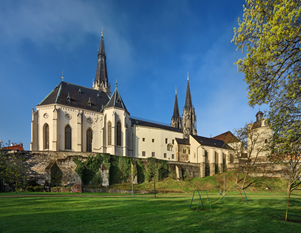 Kathedraal in Olomouc in Moravië