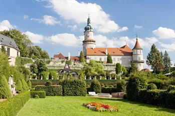 Nove mesto nad metuij kasteel in Tsjechië oost-bohemen
